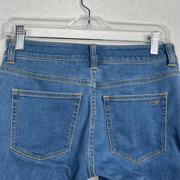 VINEYARD VINES Ripley Wash Skinny Denim, Women’s Logo Jeans with Stretch‎ SIZE 0 - Picture 5 of 12